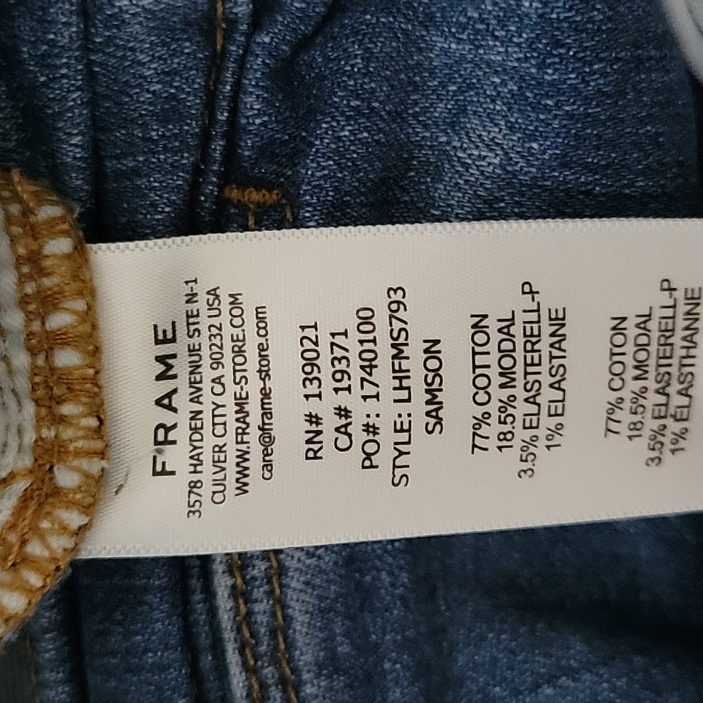Frame Denim Women's Le High Flare Indigo Jeans Size 29 - Picture 3 of 8
